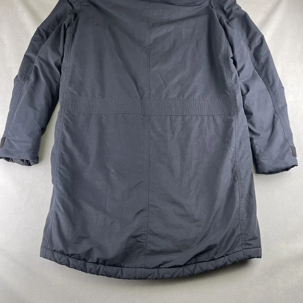 AllSaints Jacket Men S Navy Princeton Parka Hooded Sherpa Lined Coat Warm Comfy‎